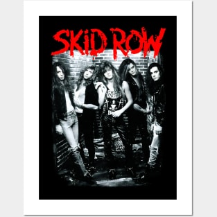 Vintage Poster Skid Row 90s Posters and Art